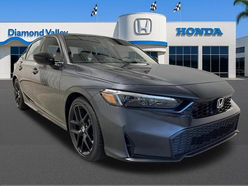 Meteorite Gray Metallic 2026 Honda Civic Sport
