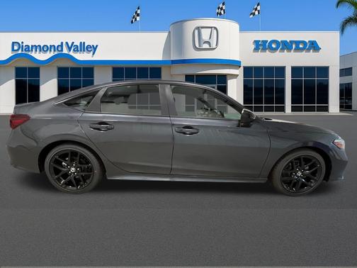 Meteorite Gray Metallic 2026 Honda Civic Sport