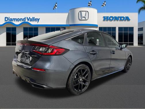 Meteorite Gray Metallic 2026 Honda Civic Sport