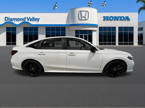 Platinum White Pearl 2026 Honda Civic Sport