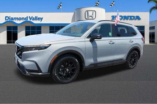 Urban Gray Pearl 2024 Honda CR-V Hybrid Sport FWD