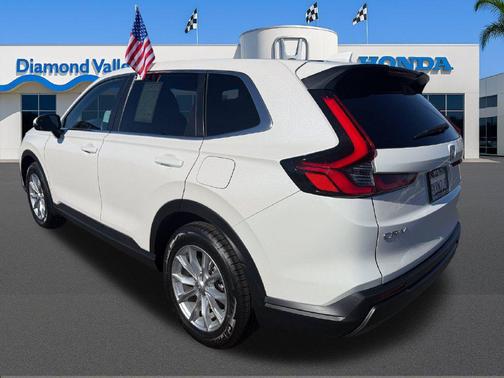 Platinum White 2024 Honda CR-V EX AWD