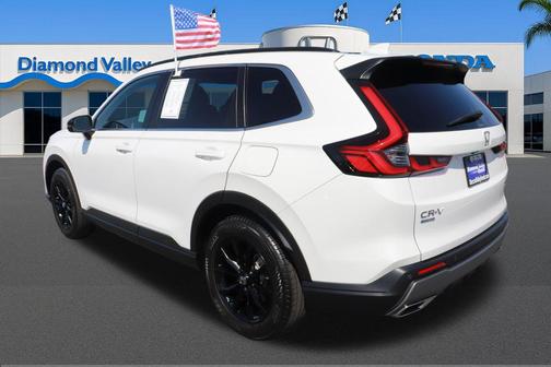 Platinum White 2024 Honda CR-V Hybrid Sport AWD