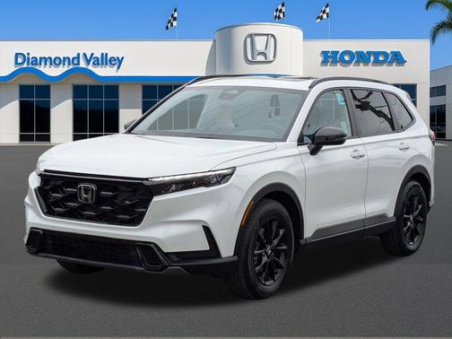 Platinum White Pearl 2026 Honda CR-V Hybrid Sport FWD