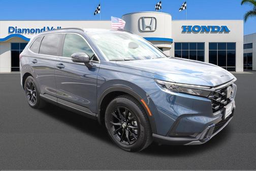 Blue Metallic 2025 Honda CR-V Hybrid Sport FWD