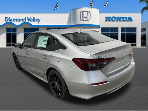 Solar Silver Metallic 2026 Honda Civic Sport