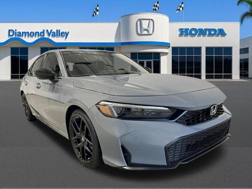 Urban Gray Pearl 2026 Honda Civic Sport