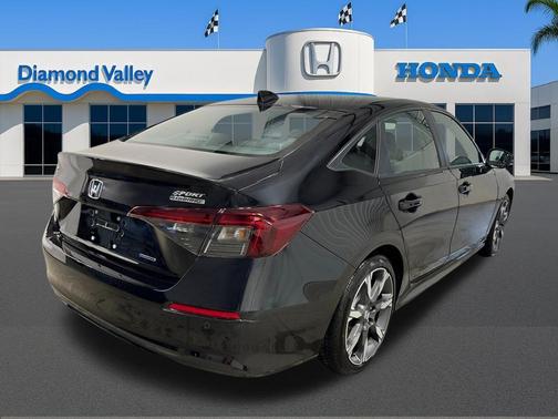 Crystal Black Pearl 2026 Honda Civic Hybrid Sport Touring