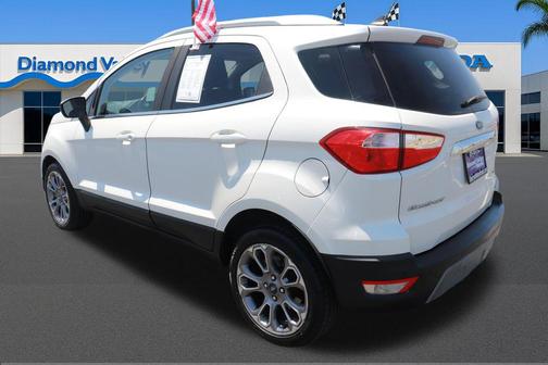 White Platinum Clearcoat Metallic 2019 Ford EcoSport Titanium