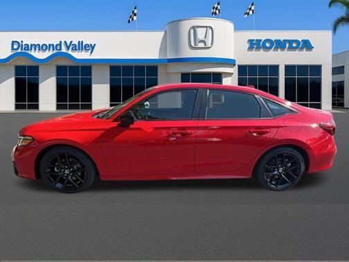 Rallye Red 2026 Honda Civic Hybrid Sport