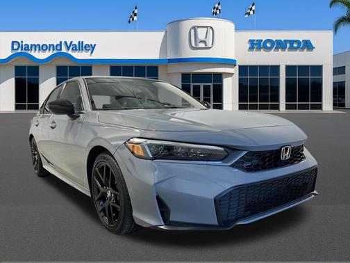 Urban Gray Pearl 2026 Honda Civic Hybrid Sport