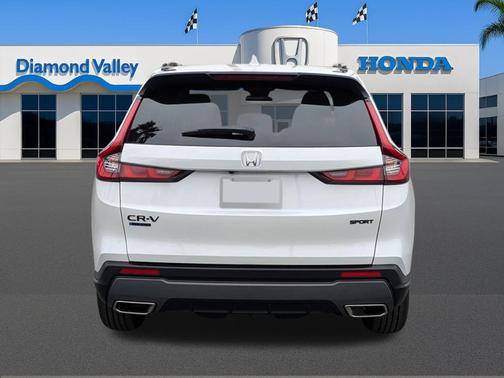 Platinum White Pearl 2026 Honda CR-V Hybrid Sport FWD