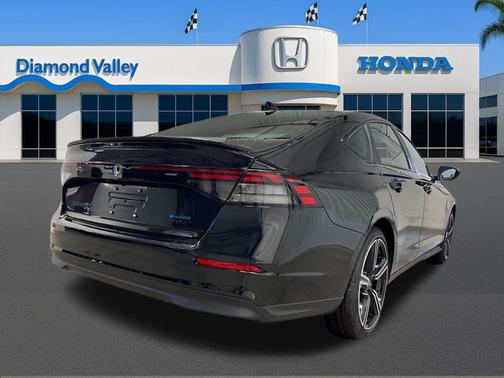 Black 2026 Honda Accord Hybrid Sport