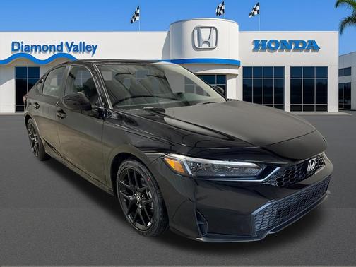 Crystal Black Pearl 2026 Honda Civic Sport