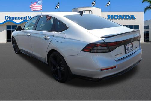 Solar Silver Metallic 2024 Honda Accord Hybrid Sport-L