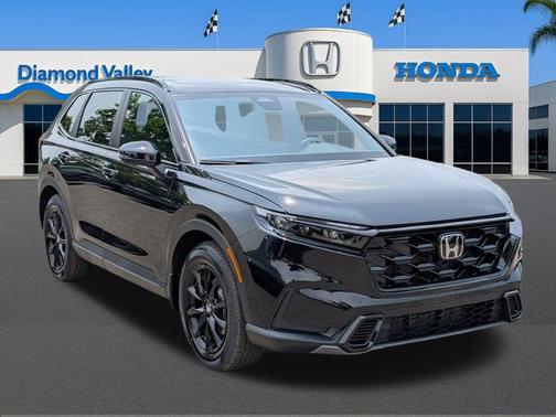 Crystal Black Pearl 2026 Honda CR-V Hybrid Sport FWD