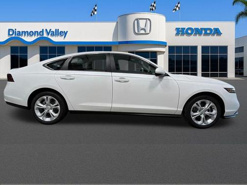Platinum White Pearl 2026 Honda Accord LX 1.5T