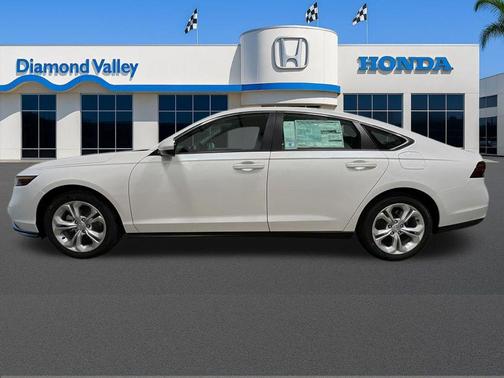 Platinum White Pearl 2026 Honda Accord LX 1.5T