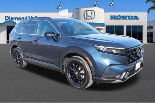 Canyon River Blue Metallic 2025 Honda CR-V Hybrid Sport AWD