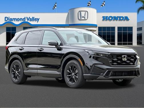 Crystal Black Pearl 2026 Honda CR-V Hybrid Sport-L FWD