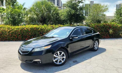 Crystal Black Pearl 2012 Acura TL 3.5