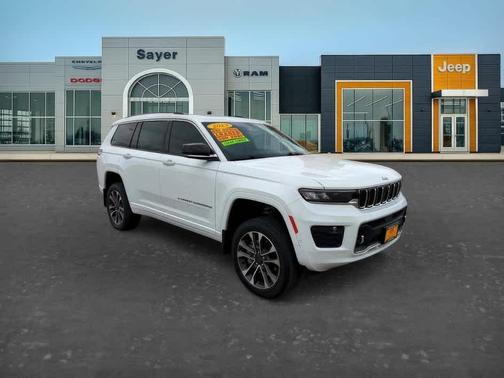 Bright White Clearcoat 2023 Jeep Grand Cherokee L Overland