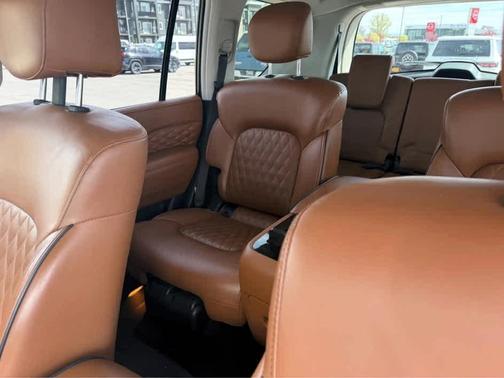 Moonstone White 2019 INFINITI QX80 Luxe