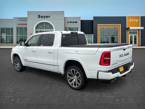 Bright White Clearcoat 2025 RAM 1500 Tungsten
