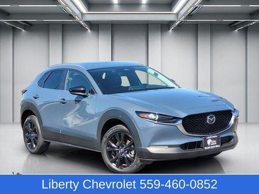 Gray Metallic 2025 Mazda CX-30 2.5 S Carbon Edition