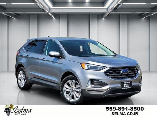 Silver Metallic 2024 Ford Edge Titanium