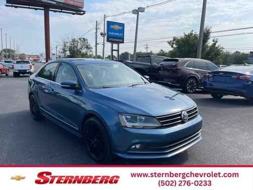 Silk Blue Metallic 2017 Volkswagen Jetta 1.8T SEL