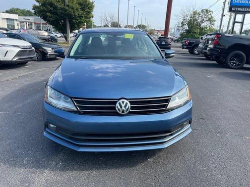 Silk Blue Metallic 2017 Volkswagen Jetta 1.8T SEL
