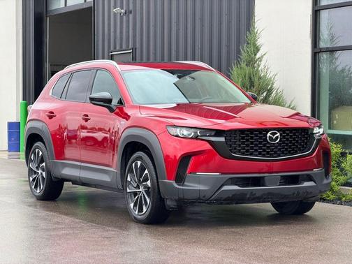 Soul Red Crystal Metallic 2025 Mazda CX-50 Hybrid Premium Plus Package