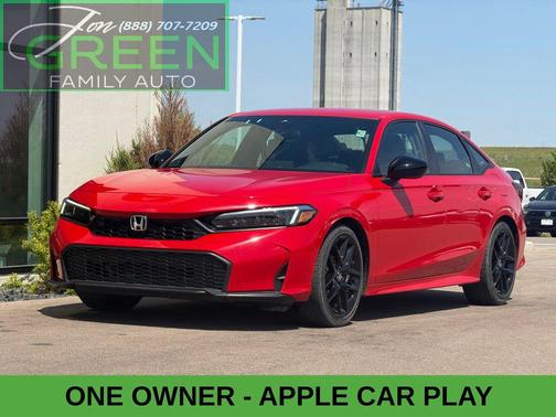 Rallye Red 2025 Honda Civic Sport
