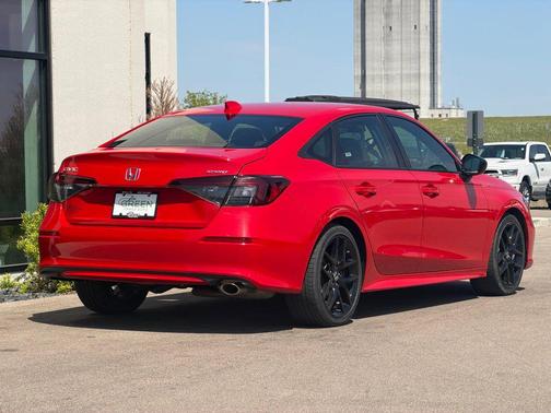 Rallye Red 2025 Honda Civic Sport