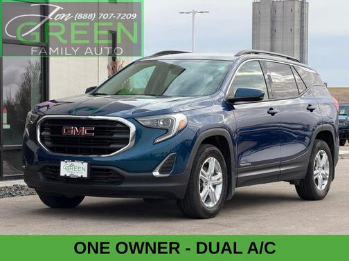 Blue Emerald Metallic 2019 GMC Terrain SLE