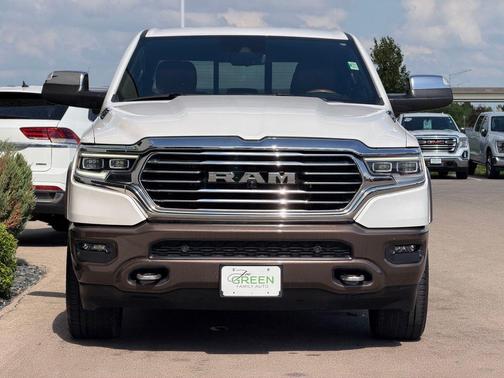 Ivory White Tri-Coat Pearlcoat 2022 RAM 1500 Longhorn