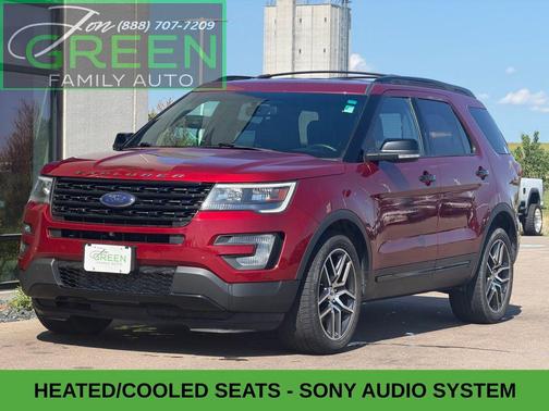 Ruby Red Metallic Tinted Clearcoat 2017 Ford Explorer sport