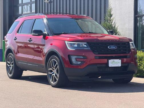 Ruby Red Metallic Tinted Clearcoat 2017 Ford Explorer sport