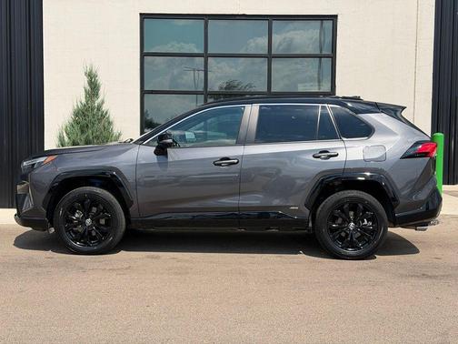 Midnight Black Metallic 2024 Toyota RAV4 Hybrid SE