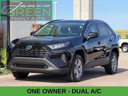 Midnight Black Metallic 2022 Toyota RAV4 Hybrid LE