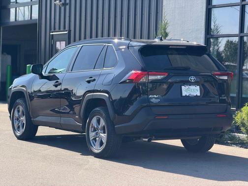 Midnight Black Metallic 2022 Toyota RAV4 Hybrid LE