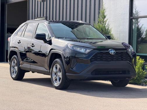 Midnight Black Metallic 2022 Toyota RAV4 Hybrid LE
