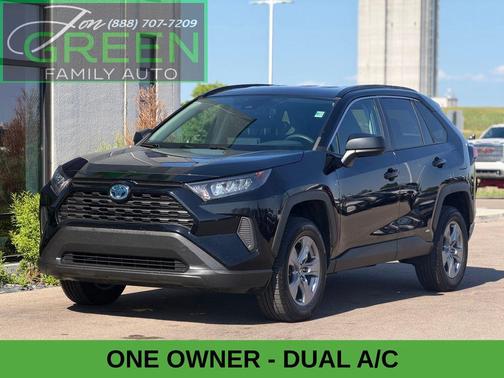 Midnight Black Metallic 2022 Toyota RAV4 Hybrid LE