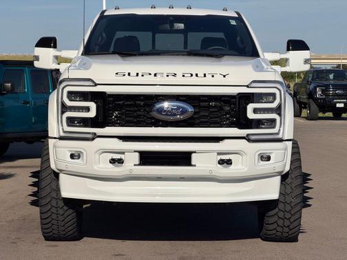 Star White Metallic Tri-Coat 2025 Ford F-450 Platinum