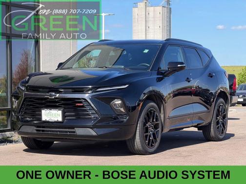 Black 2025 Chevrolet Blazer RS