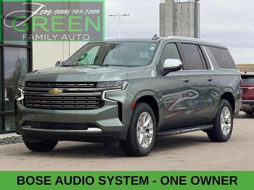 Silver Sage Metallic 2023 Chevrolet Suburban Premier