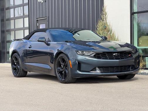 Shadow Gray Metallic 2021 Chevrolet Camaro RWD Convertible LT1