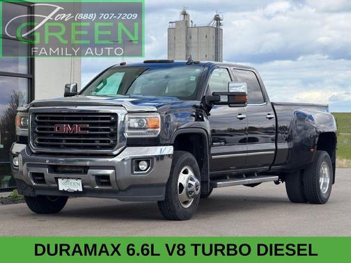 Gray 2015 GMC Sierra 3500 SLT