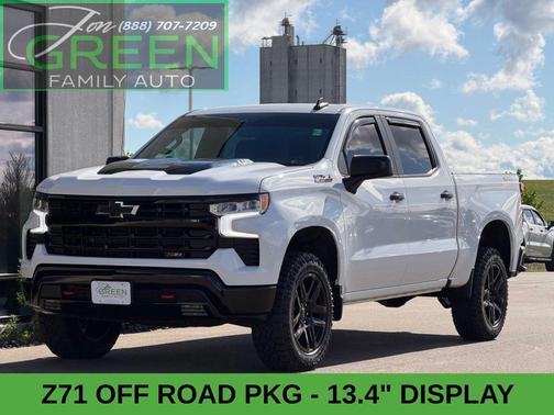 Summit White 2022 Chevrolet Silverado 1500 LT Trail Boss